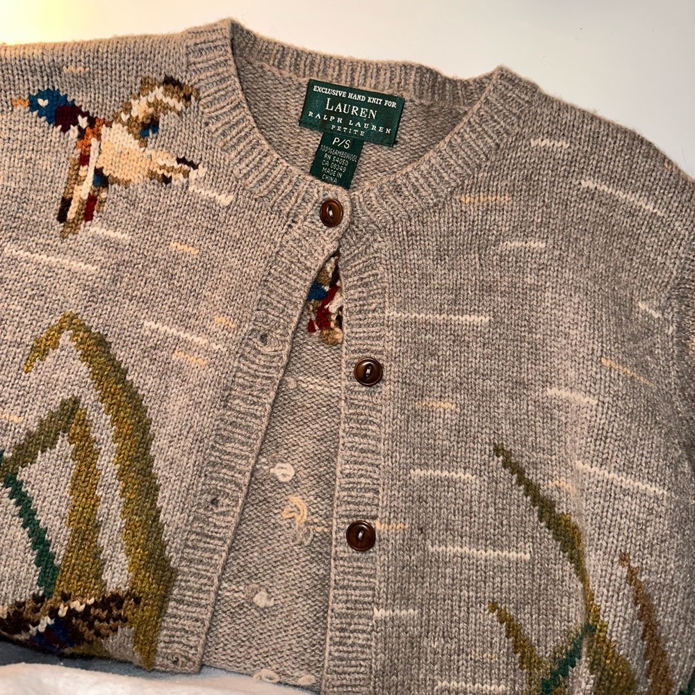 Ralph Lauren duck petite women’s sweater